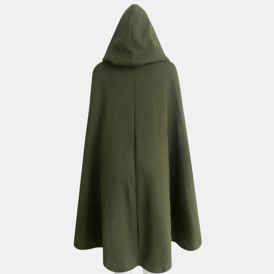 Magisk Kappe til Børn – Klassisk Kostume til Halloween og Karneval Kostumer Tech Butik Militærgrøn 4-5 år