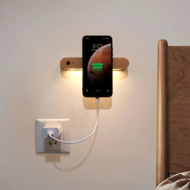 Magnetisk Trænøgleholder med Bevægelsessensorlys Praktiske lamper Tech Butik