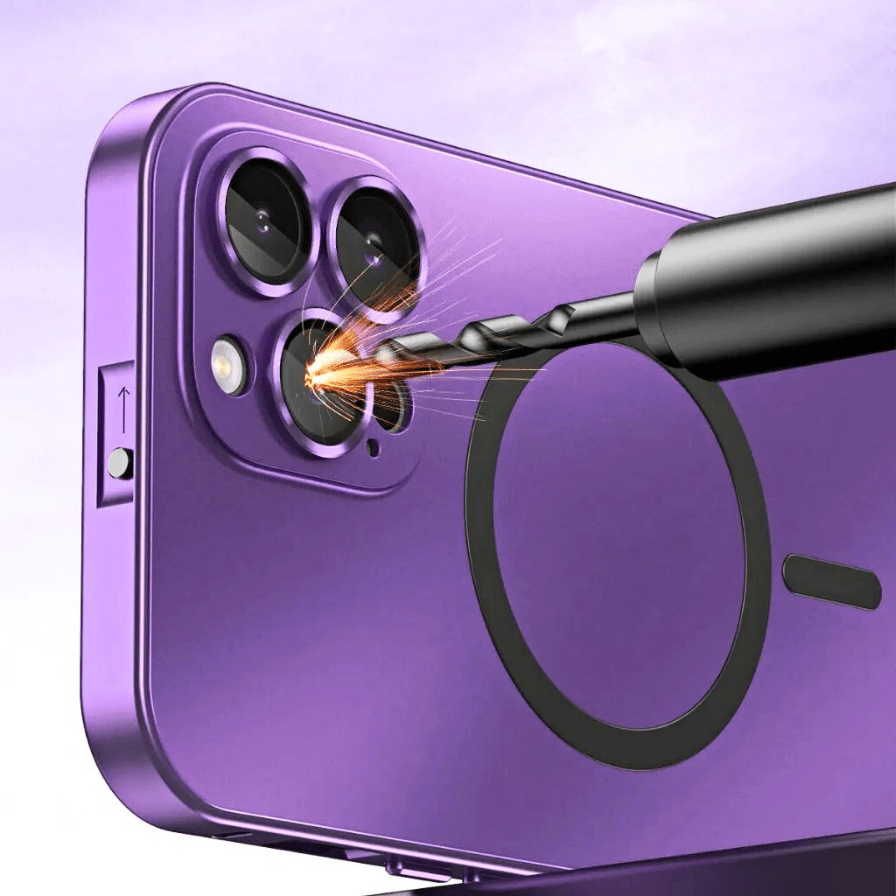 Magnetisk Metal iPhone Cover | Ekstra Stærk & Slank Beskyttelse Mobiltelefonetui og -covers Tech Butik