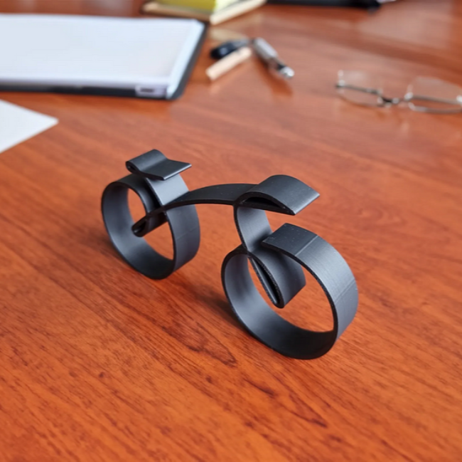 Minimalistisk Fiets Sculptuur - Moderne Draad Kunstdekoration til Indretning Cykelskulptur Tech Butik