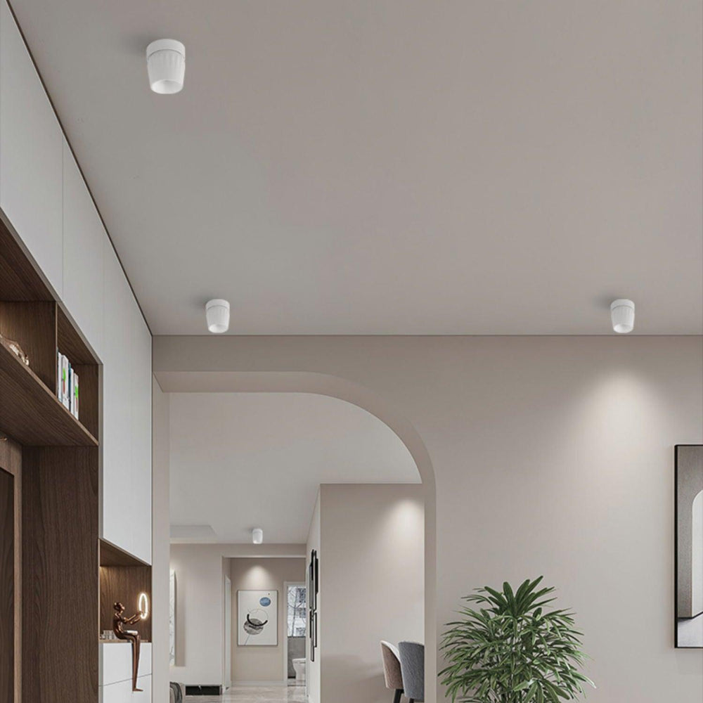 Minimalistisk Loftspot med Drejeligt Hoved Spotbelysning Tech Butik