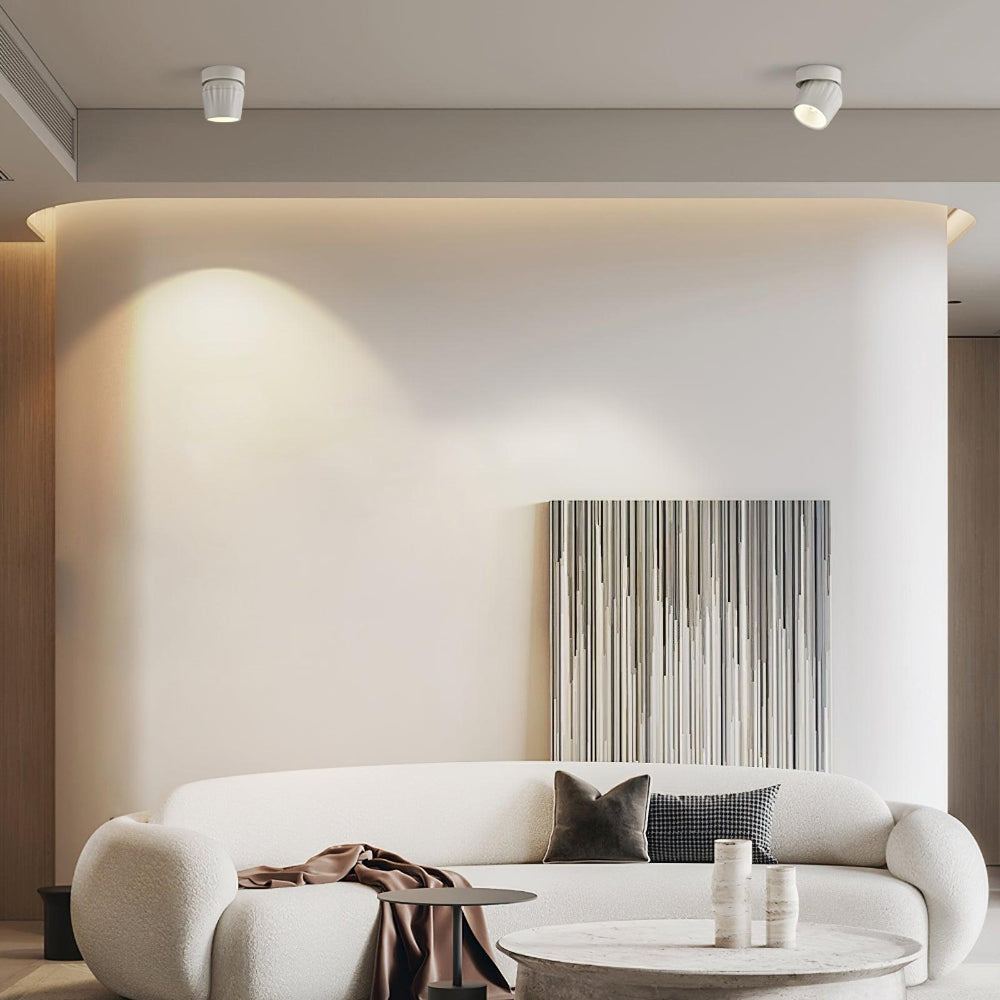 Minimalistisk Loftspot med Drejeligt Hoved Spotbelysning Tech Butik