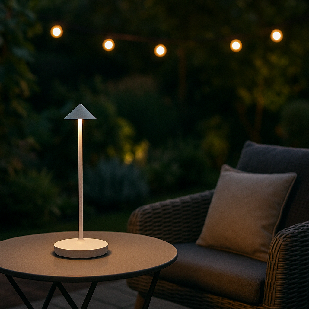 Minimalistisk Trådløs Bordlampe Uden Ledning - Vandtæt Belysning Belysning Tech Butik