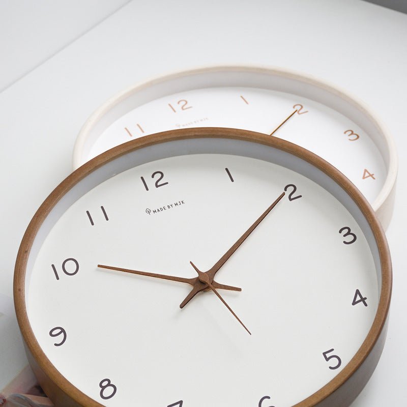 Minimalistisk lydløs vægur med analog skærm Ure Tech Butik
