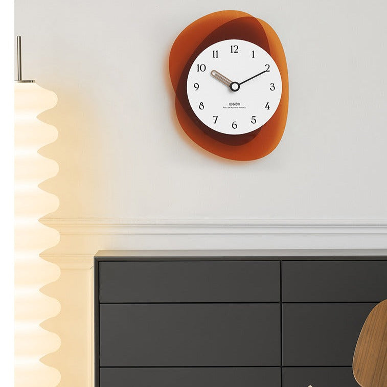 Abstrakt Støjsvagt Vægur – Moderne & Elegant Design Vægure Tech Butik