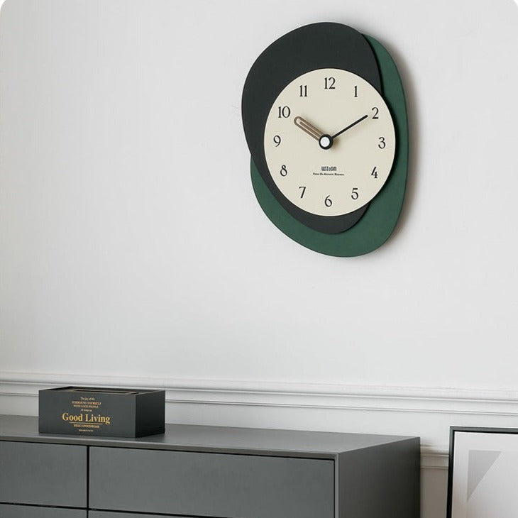 Abstrakt Støjsvagt Vægur – Moderne & Elegant Design Vægure Tech Butik