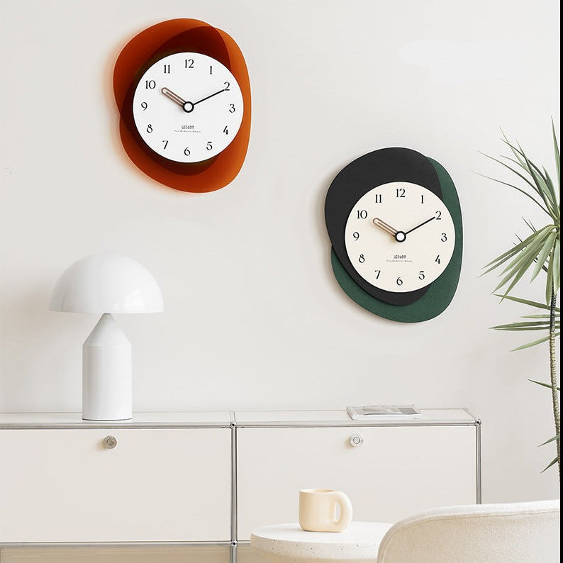 Abstrakt Støjsvagt Vægur – Moderne & Elegant Design Vægure Tech Butik