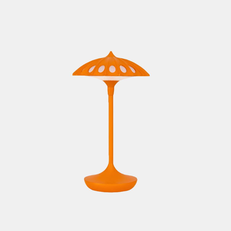Moderne Akryl Bordlampe med Paraplyformet Skærm Bordlamper Tech Butik Orange