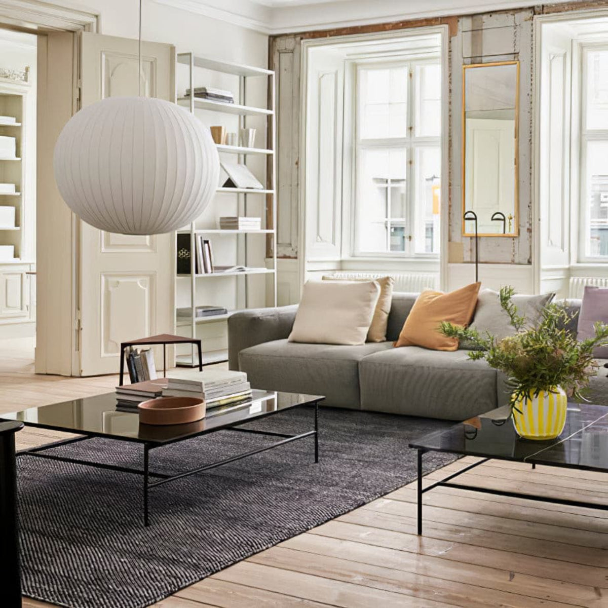 Moderne Bobleformet Loftlampe med Geometrisk Design Hængelampe Tech Butik
