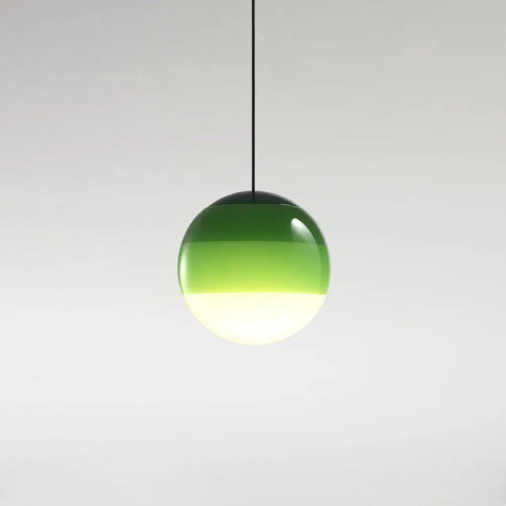 Moderne Farverig Glas Pendel Loftlampe til Hjemmet Hængelamper Tech Butik Grøn