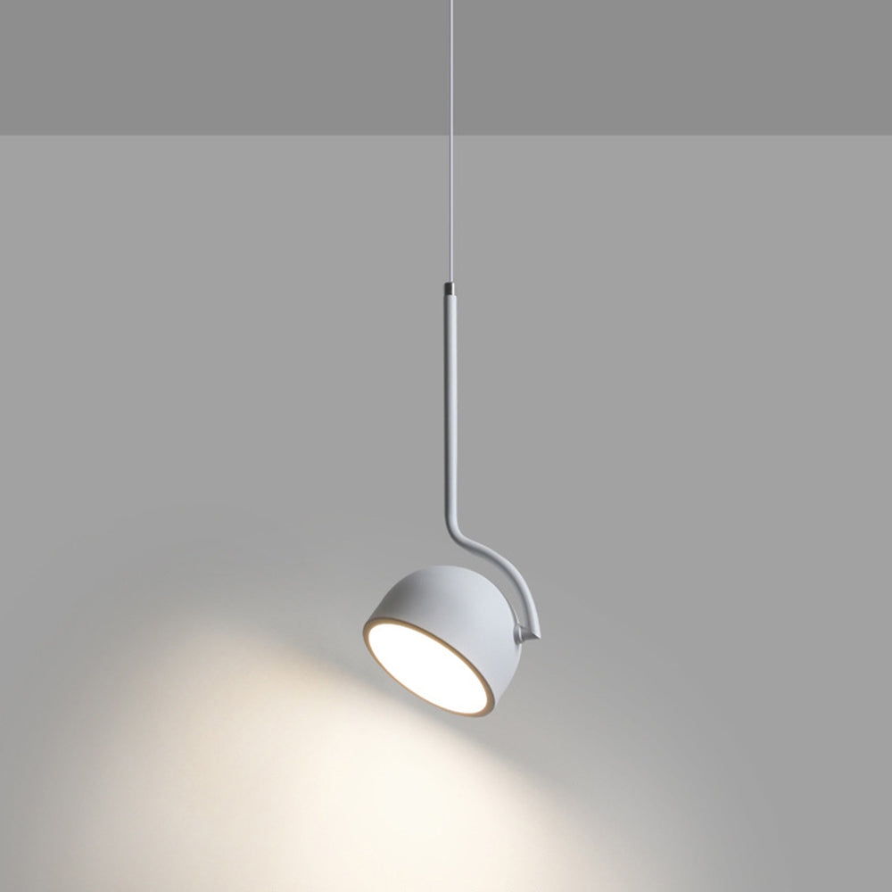 Moderne Hængende LED-lampe til Sengekomfort Hængelamper Tech Butik Hvid Dæmpbar styres med fjernbetjening