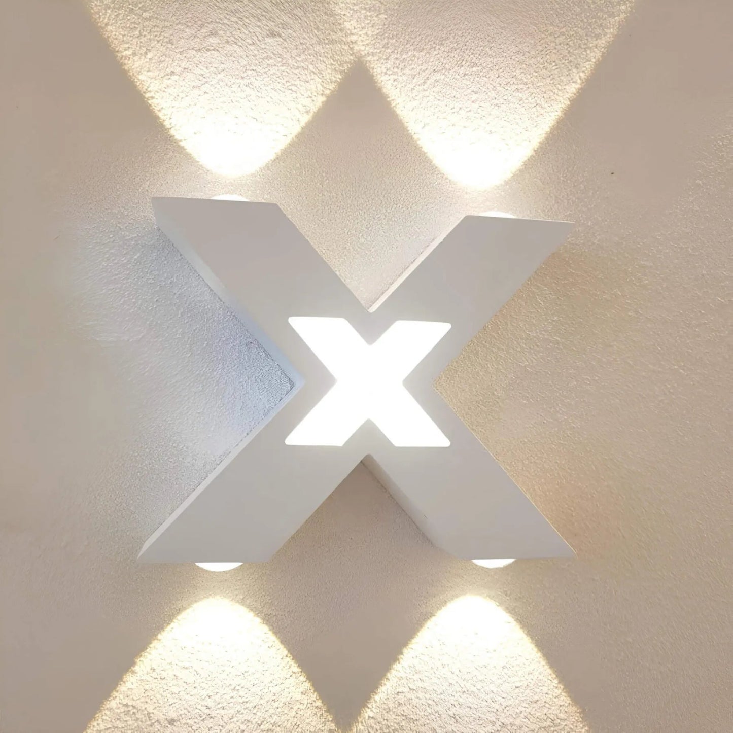 Moderne LED-væglampe til indendørs og udendørs brug Væglamper Tech Butik Hvid