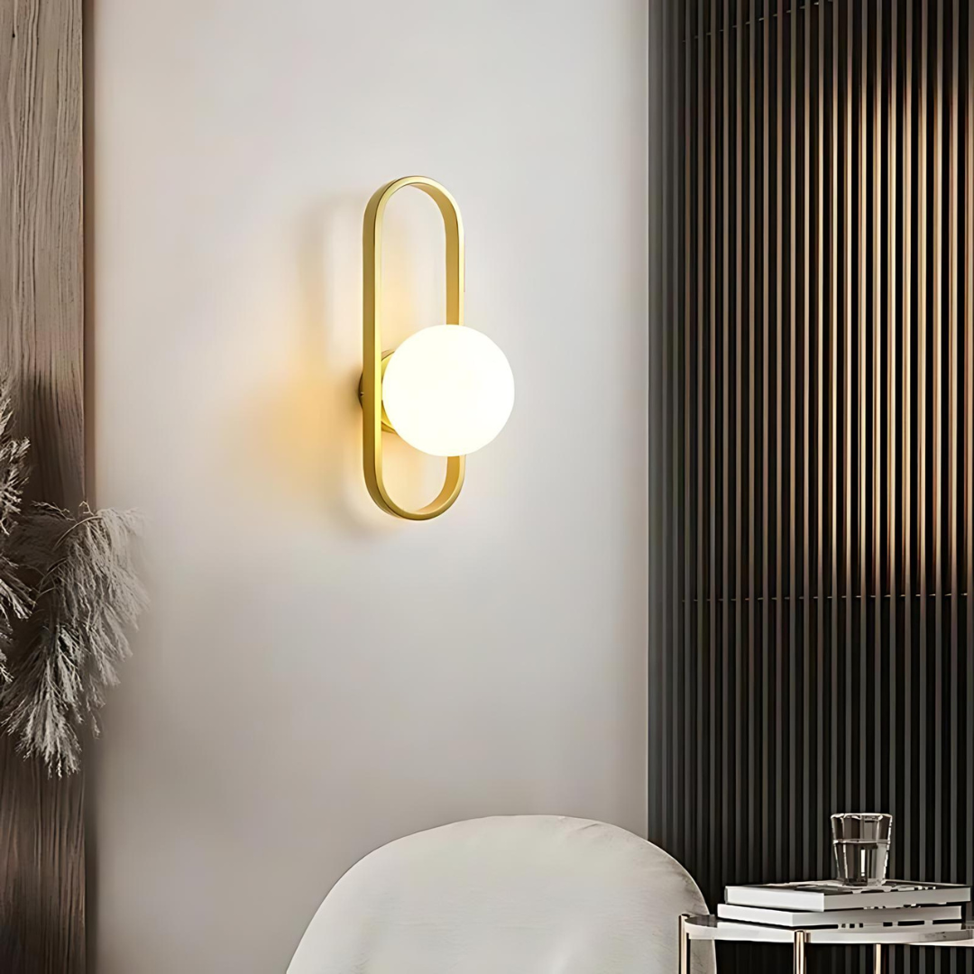 Moderne LED-væglampe til soveværelse, stue og gangarealer Væglamper Tech Butik Guld-A Naturhvid