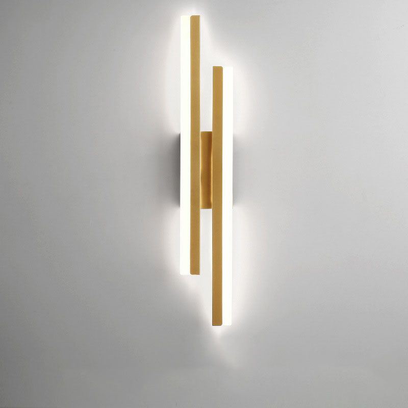 Moderne LED-væglampe til stuen eller soveværelset Væglampe Tech Butik Guld A +3 Farvetemperaturer skiftbar 48 CM