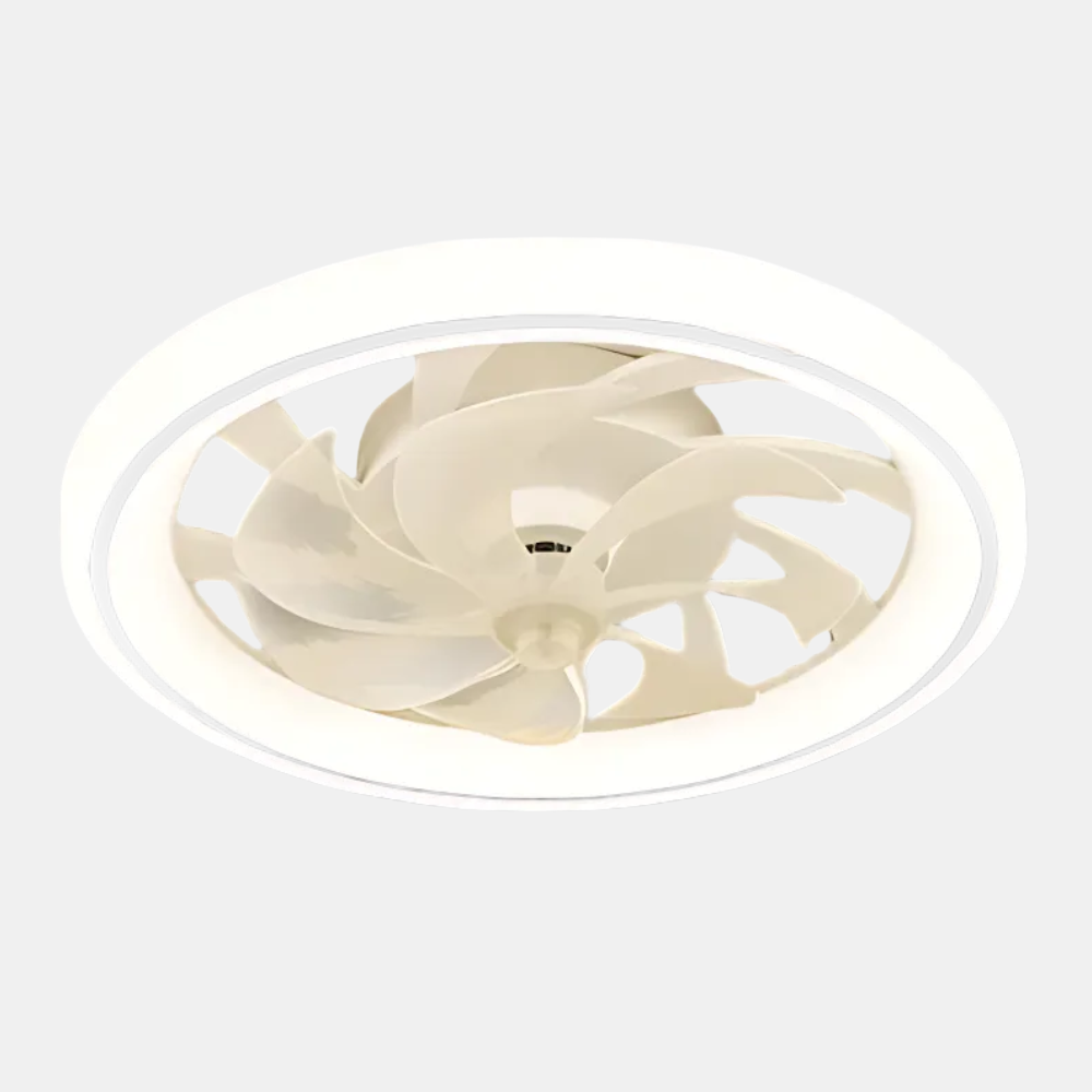 Moderne LED Loftventilator til Elegant Lys og Luftcirkulation loftsventilator Lampe Tech Butik Hvid
