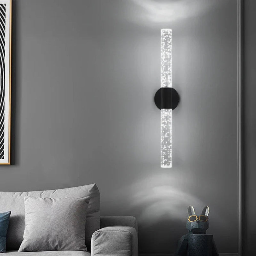 Moderne LED Væglampe med Krystal Lyssøjle Lamp Tech Butik