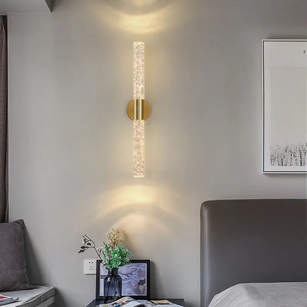 Moderne LED Væglampe med Krystal Lyssøjle Lamp Tech Butik