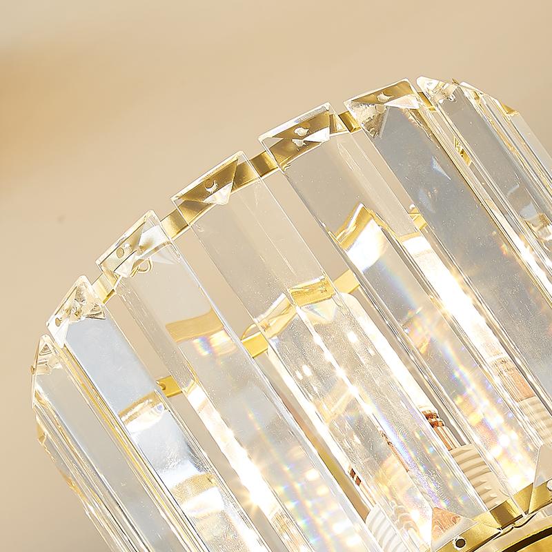 Moderne Loftlys med Krystal og Messing – Dæmpbar Belysning til Køkken og Gang Belysning Tech Butik