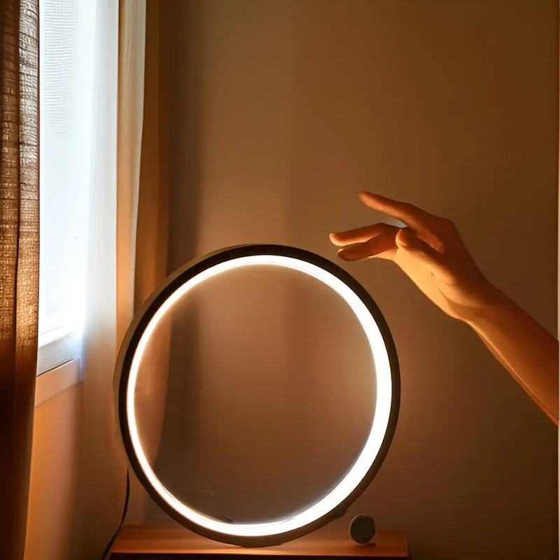 Moderne Minimalistisk LED Rund Bordlampe Lamp Tech Butik