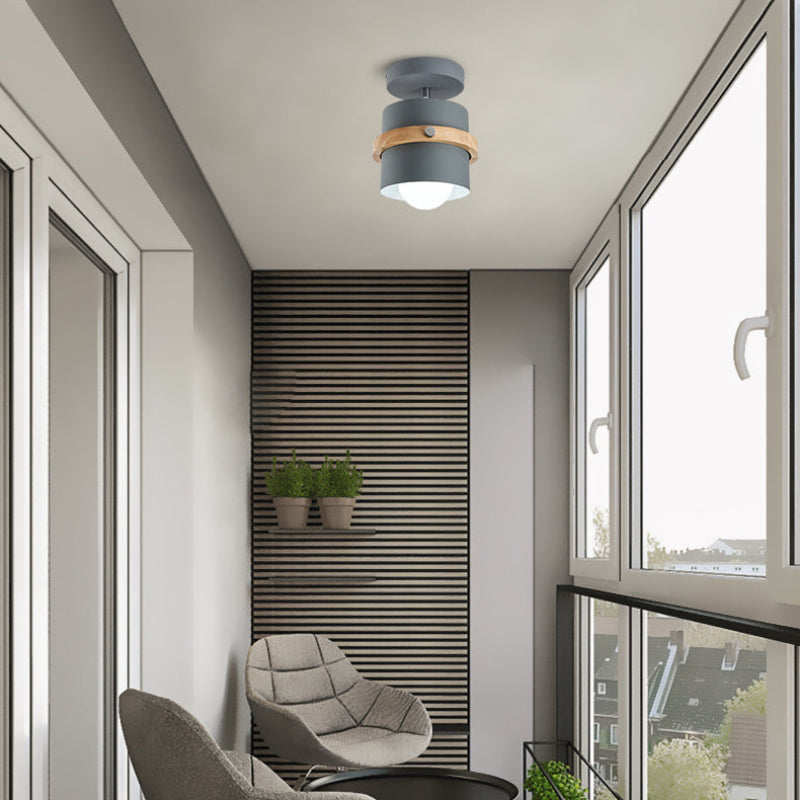 Moderne Nordisk Loftlampe med Roterbart Cylinderdesign Loftlamper Tech Butik