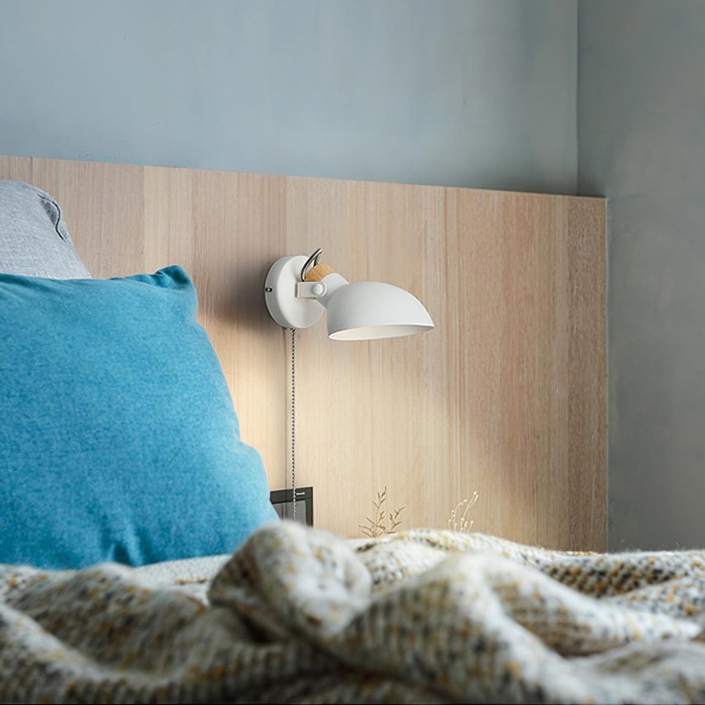 Moderne Nordisk Væglampe til Soveværelse eller Arbejdsrum Væglamper Tech Butik