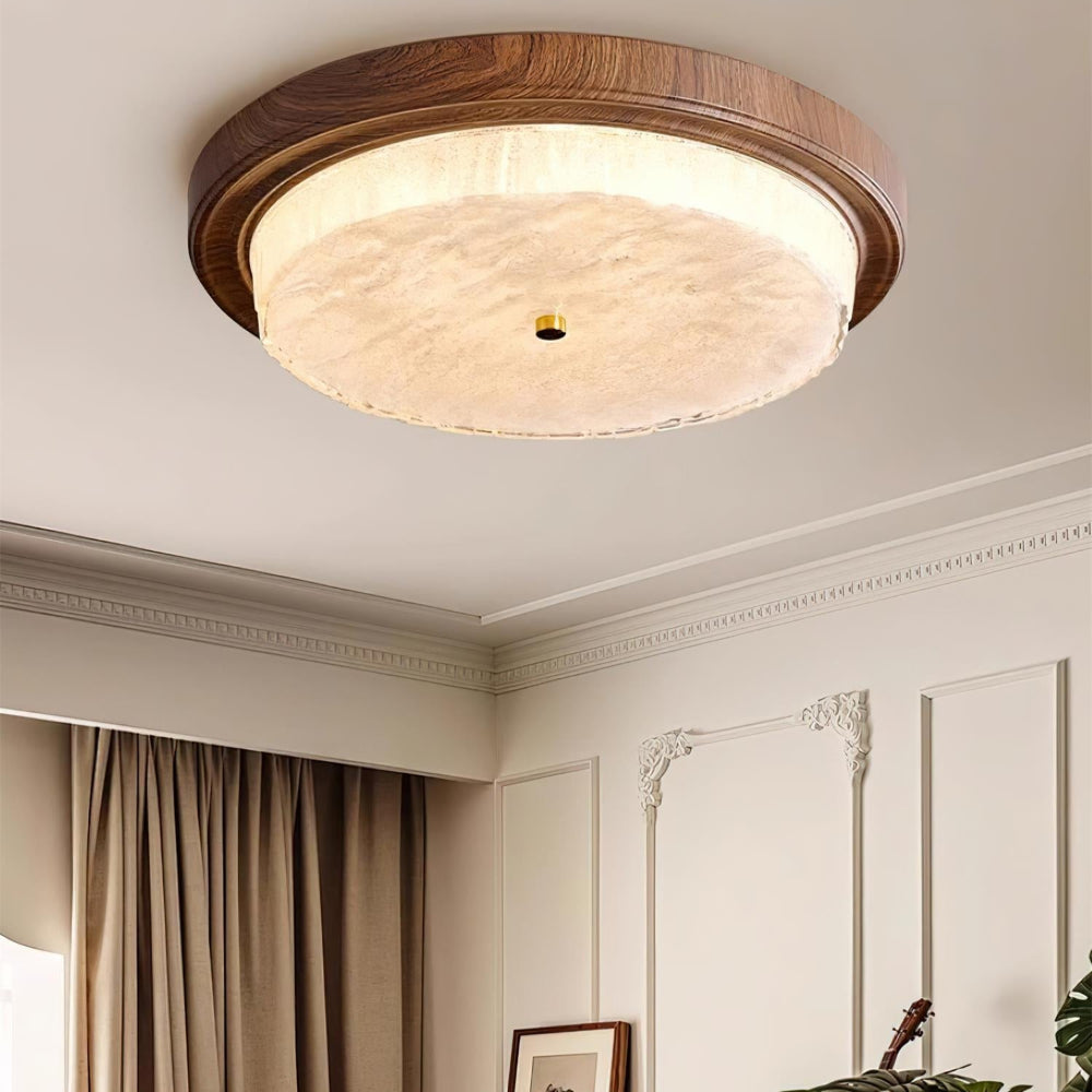 Moderne Rund Loftlampe til Blød Stemningsbelysning Loftslampe Tech Butik