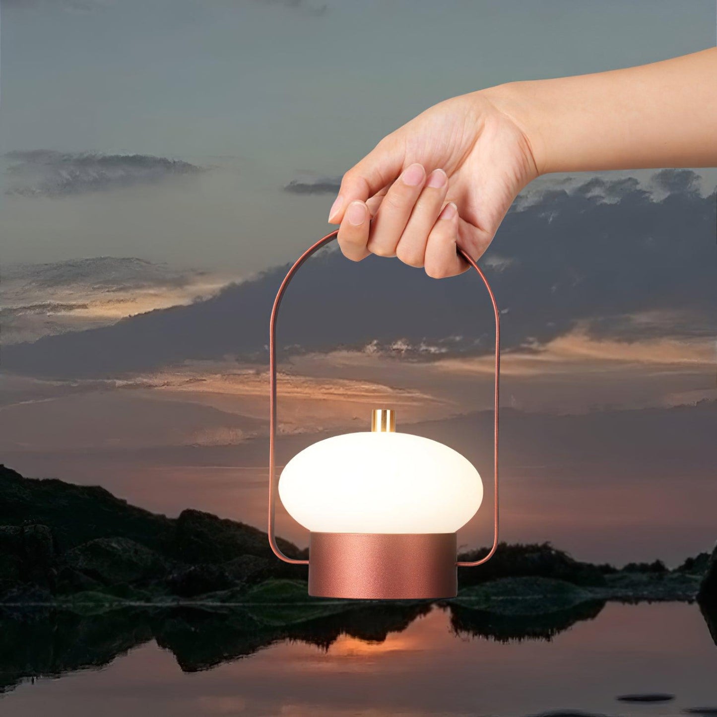 Moderne Trådløs Bordlampe til Indendørs Stemningsbelysning Bordlamper Tech Butik