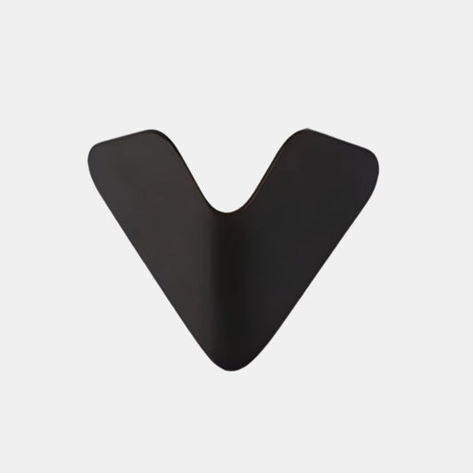 Moderne V-formet LED Væglampe til Indendørs og Udendørs Brug Væglamper Tech Butik Sort