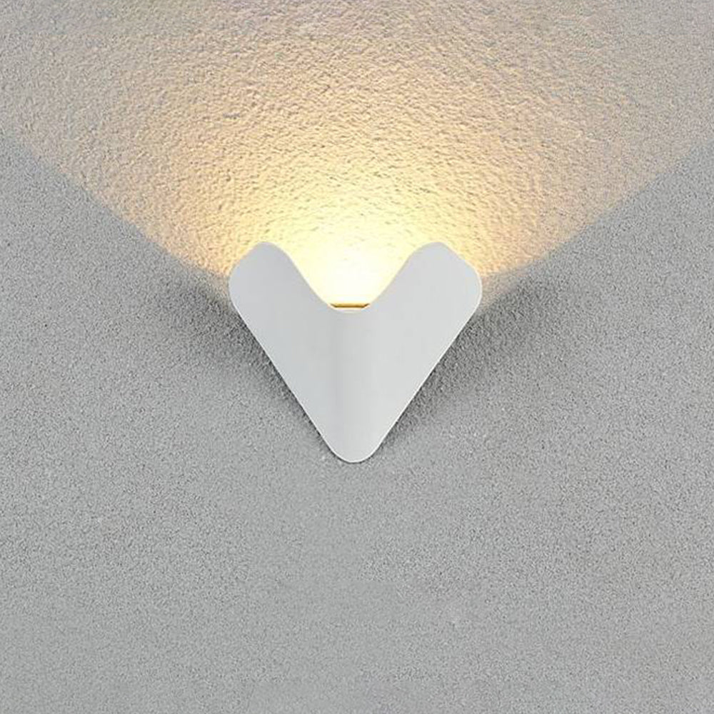 Moderne V-formet LED Væglampe til Indendørs og Udendørs Brug Væglamper Tech Butik