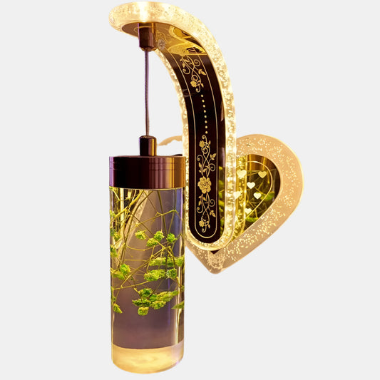 Moderne Væglampe med Blomsterdetalje Stemningsbelysning Tech Butik A