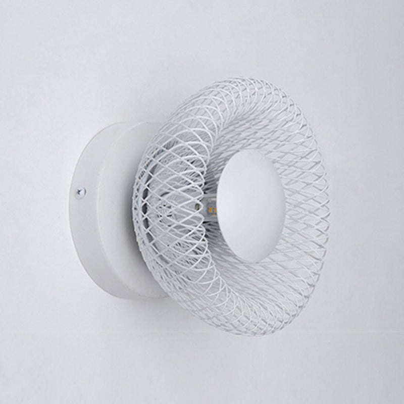 Moderne Væglampe med Elegant Metalfinish Væglamper Tech Butik