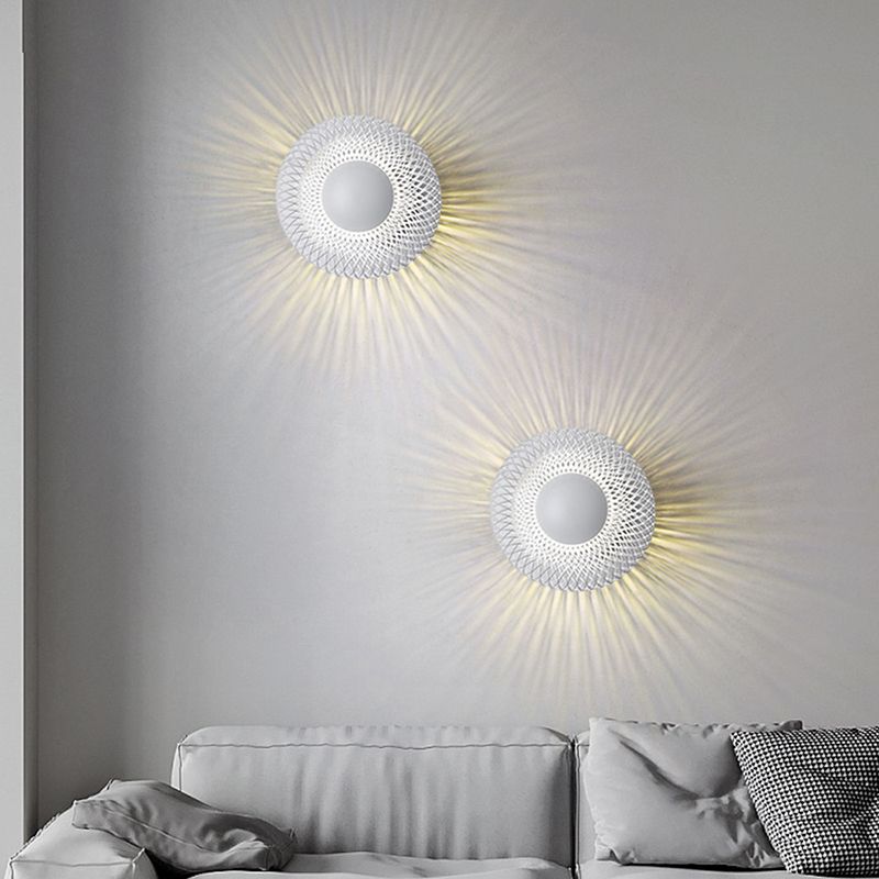 Moderne Væglampe med Elegant Metalfinish Væglamper Tech Butik