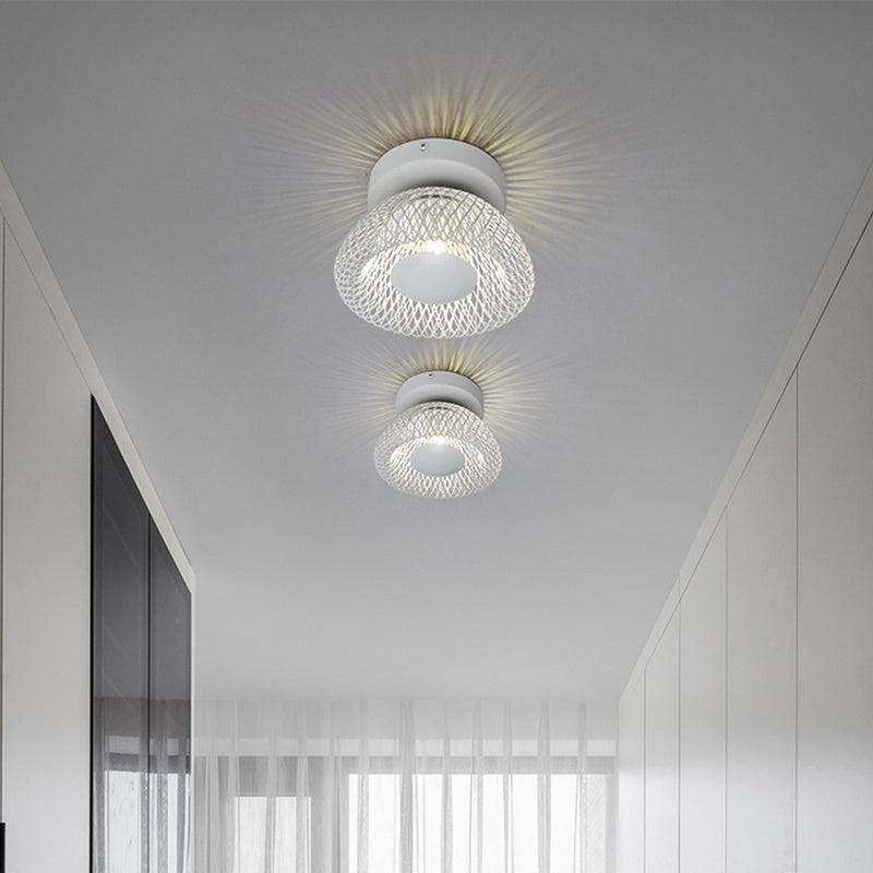 Moderne Væglampe med Elegant Metalfinish Væglamper Tech Butik