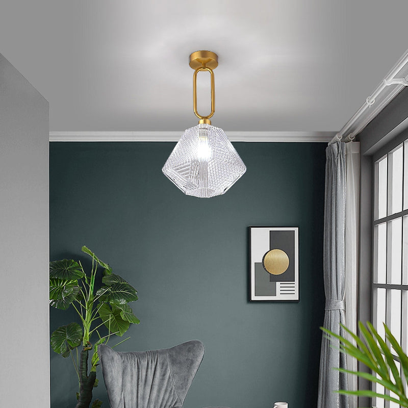 Moderne loftlampe med diamantmønster til elegante interiører Loftslampe Tech Butik