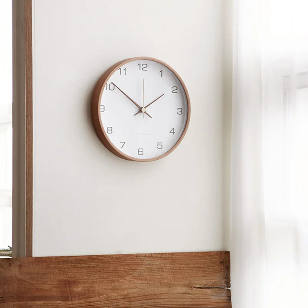 Moderne minimalistisk design stille vægur Ure Tech Butik