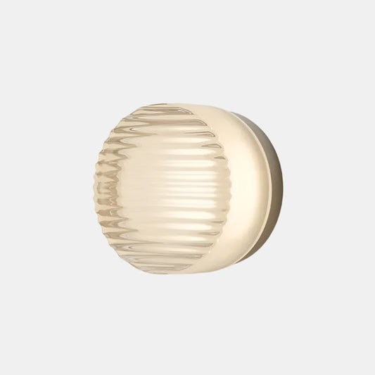 Moderne rund væglampe i harpiks med LED-lys Væglamper Tech Butik Hvid A 3-farvet lys