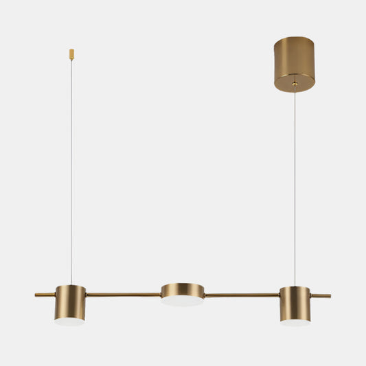 Moderne tromleformet loftslampe i aluminium Hængelampe Tech Butik Guld Hvid 3