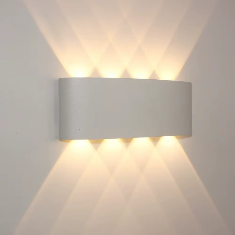 Moderne udendørs LED-havelampe til stilfulde aftener Væglamper Tech Butik 4 lys