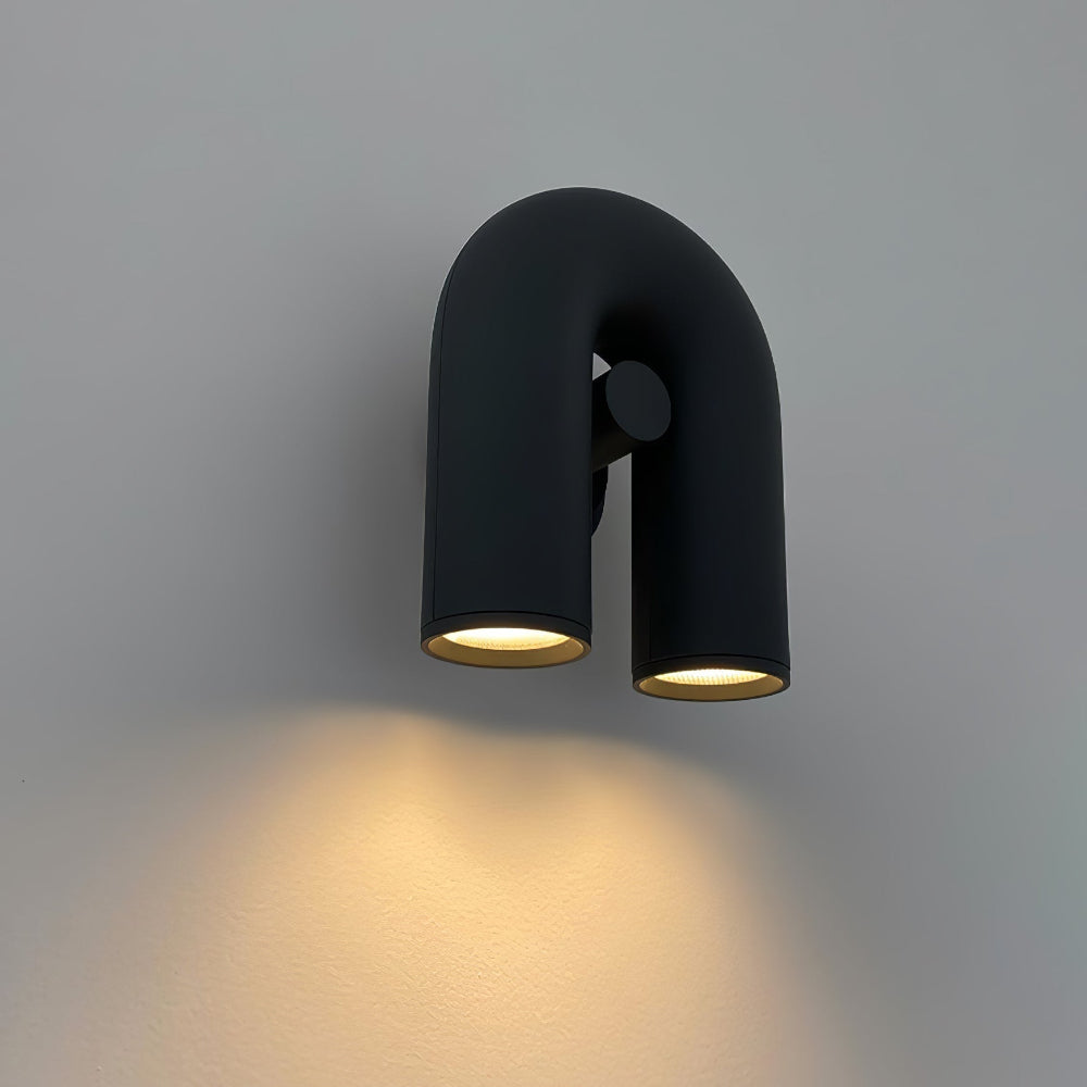 Modulær legende væglampe med justerbar LED-belysning Væglampe Tech Butik Sort Varm hvid