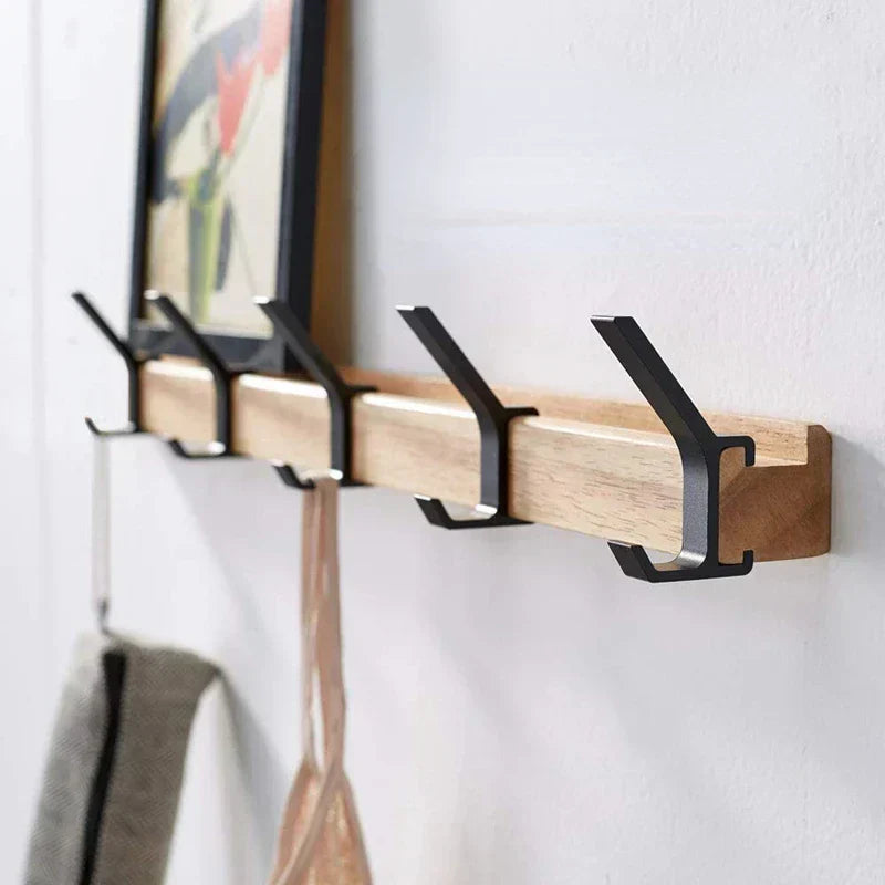 Vægkrog med Flytbare Dobbeltkroge – Skandinavisk Stil Møder Funktionelt Design Lagerung & Organizer Tech Butik