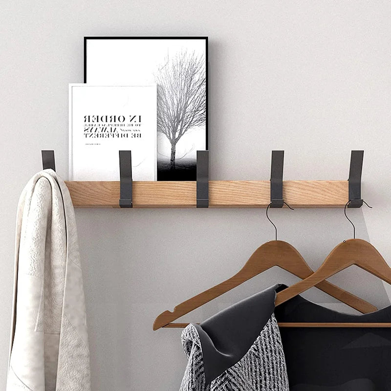 Vægkrog med Flytbare Dobbeltkroge – Skandinavisk Stil Møder Funktionelt Design Lagerung & Organizer Tech Butik