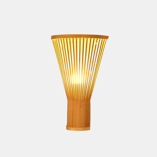 Naturlig Bambus Væglampe i Rattan til Hyggelige Rum Væglamper Tech Butik
