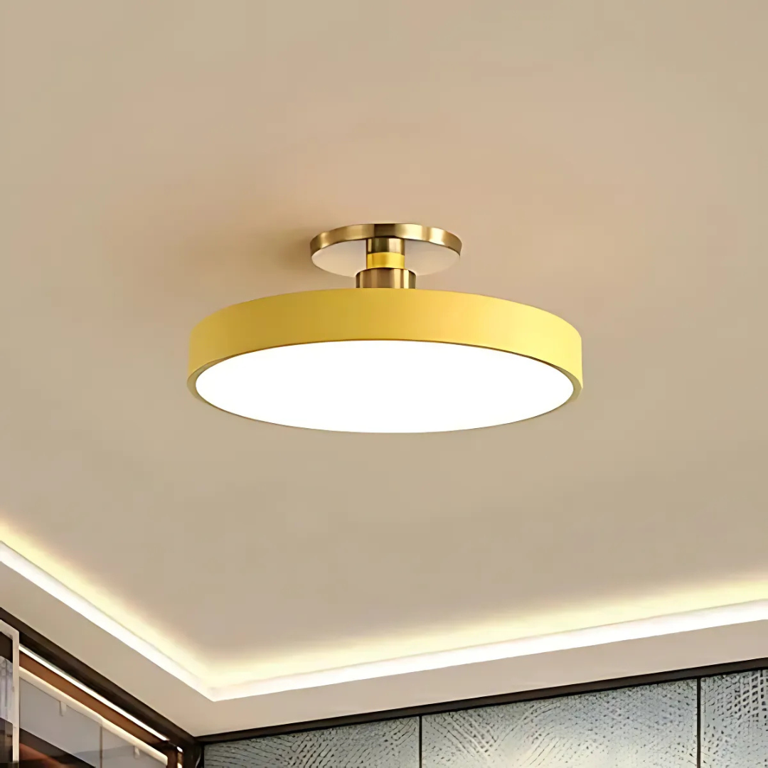 Nordic Glow LED loftslampe Loftlamper Tech Butik Gul Dia 30CM