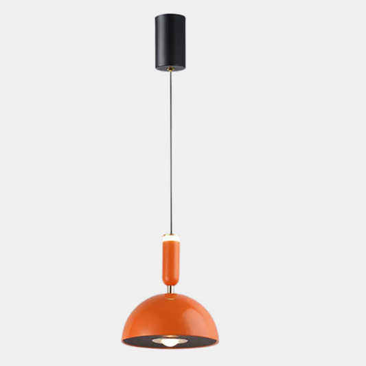 Nordisk LED-pendel lampe til alsidig indendørs belysning Hængelamper Tech Butik Orange Justerbar 1.8m