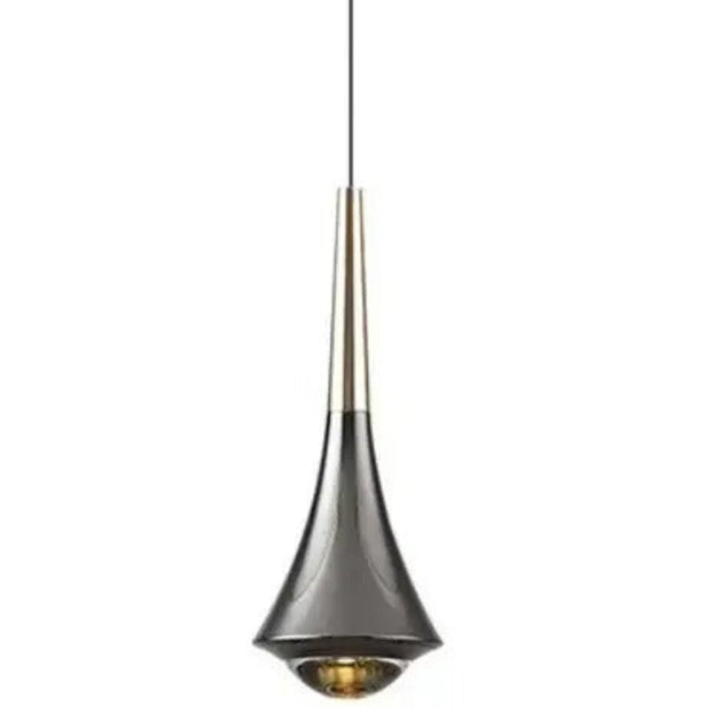 Nordisk Vanddråbe LED-pendellampe til moderne interiør Hængelamper Tech Butik Krom og sort
