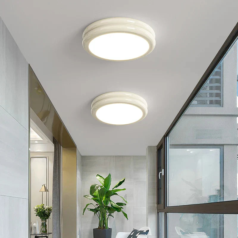 Moderne Rund LED Loftlampe – Minimalistisk Design med Klar Belysning Ceiling Lamp Tech Butik