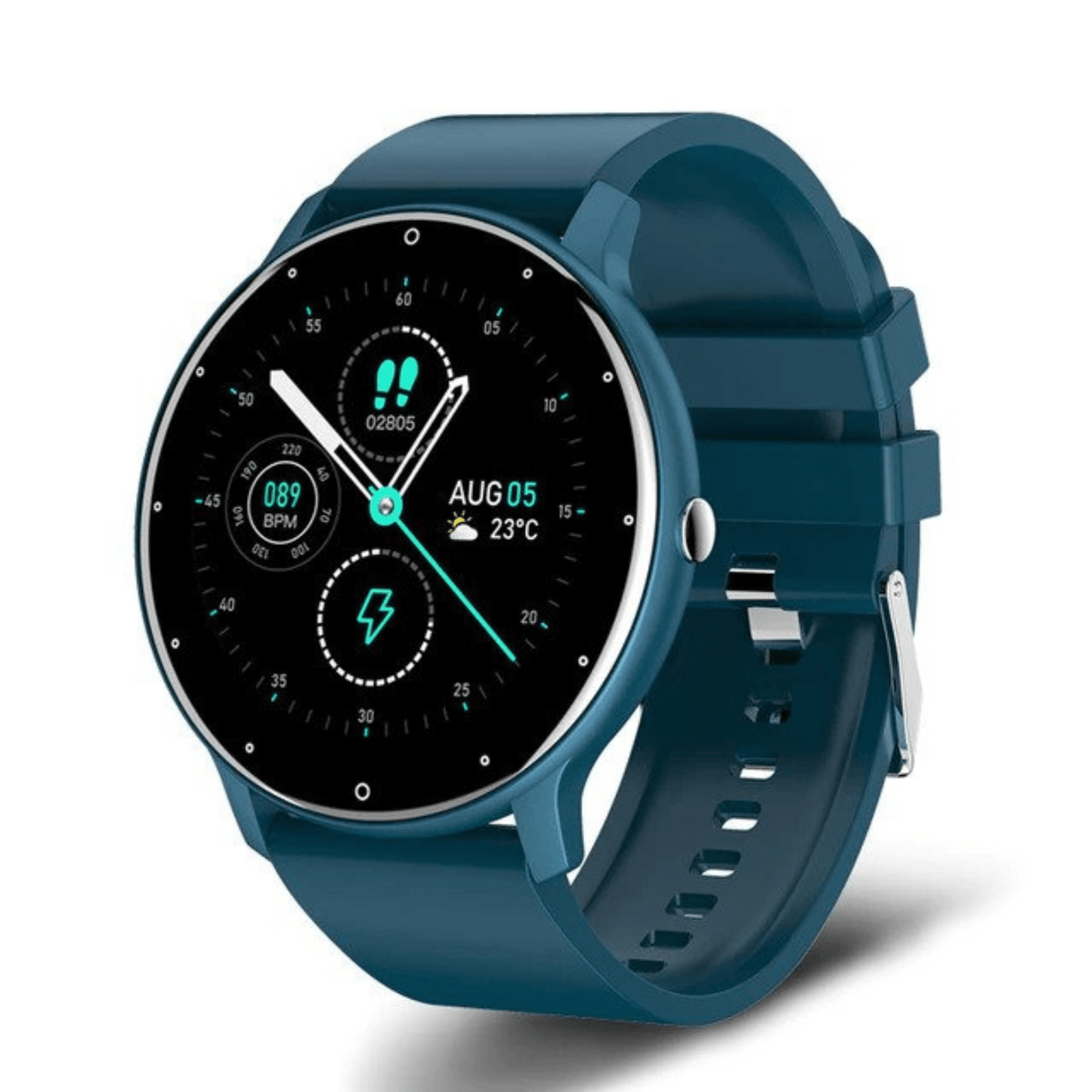 Stilfuld fitness-tracker Smartwatch Ure Tech Butik Blå
