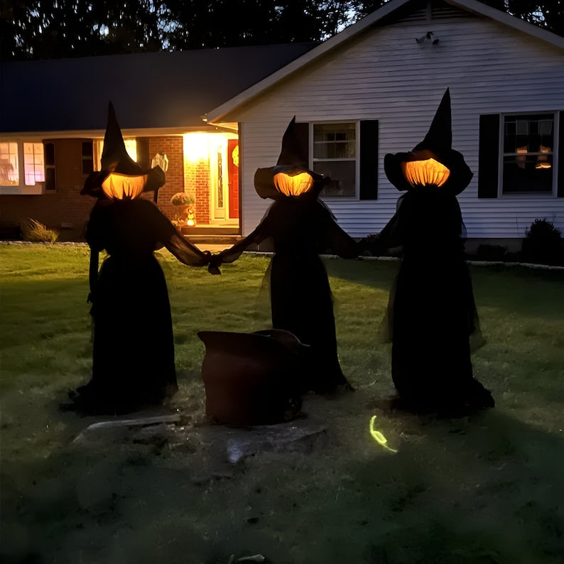 Glødende Heks Halloween – Lysende Heksestænger Sæson- og helligdagsdekorationer Tech Butik