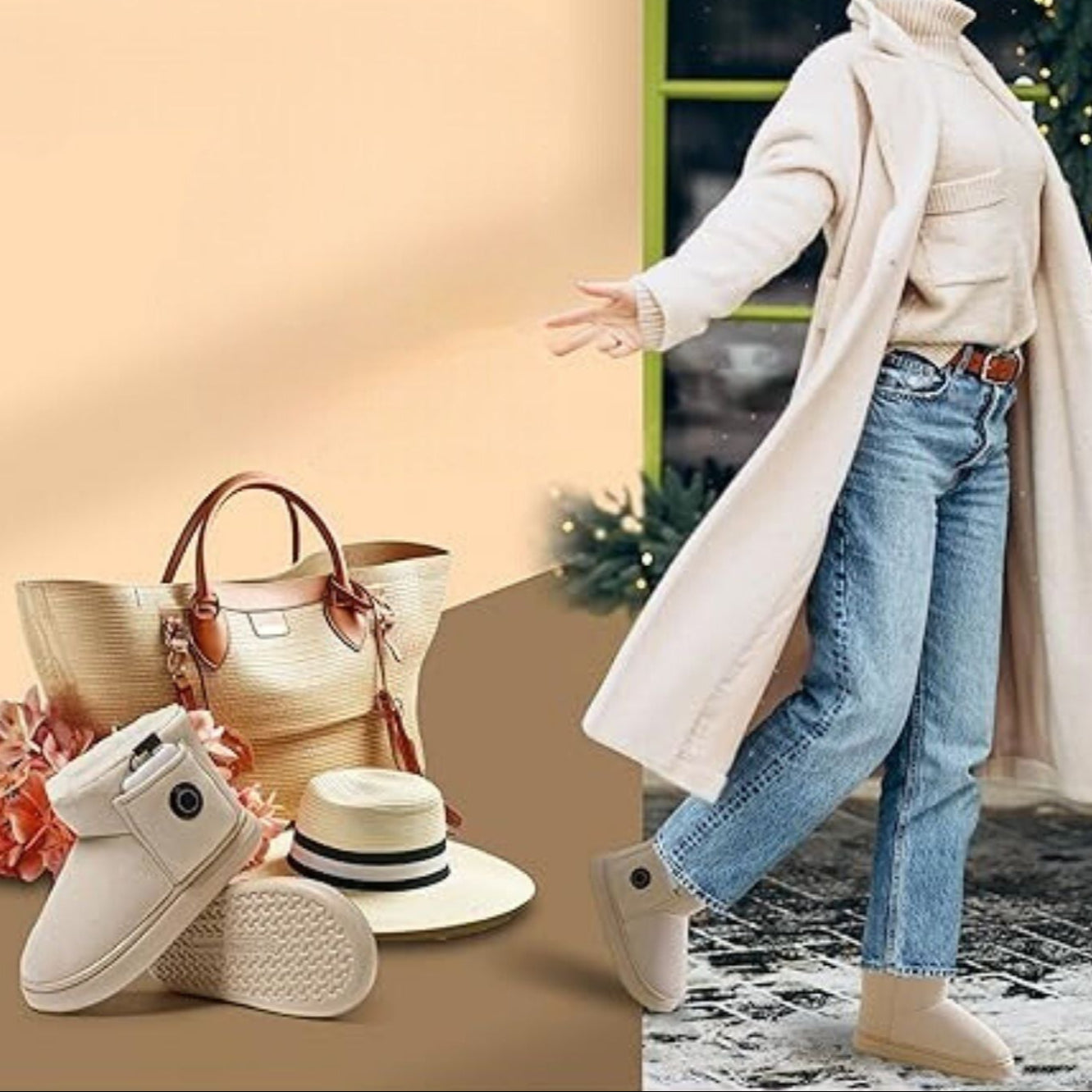 Opvarmede Sko til Vinter – Komfortable og Stilfulde til Indendørs og Udendørs Fodtøj Tech Butik