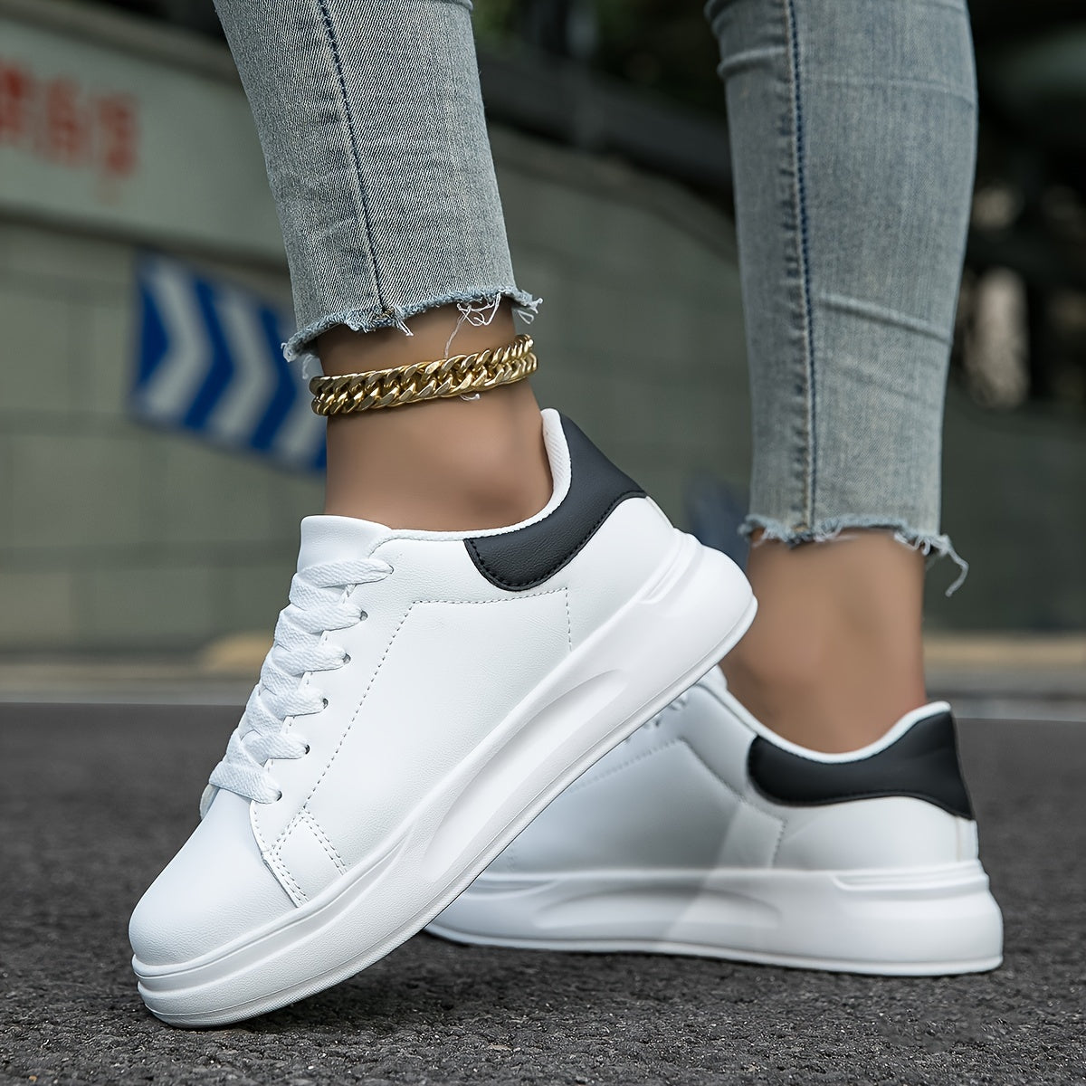 Dame Hvide Læder Ortopædiske Sneakers – Komfort Møder Stil Kvinders atletik sko Tech Butik